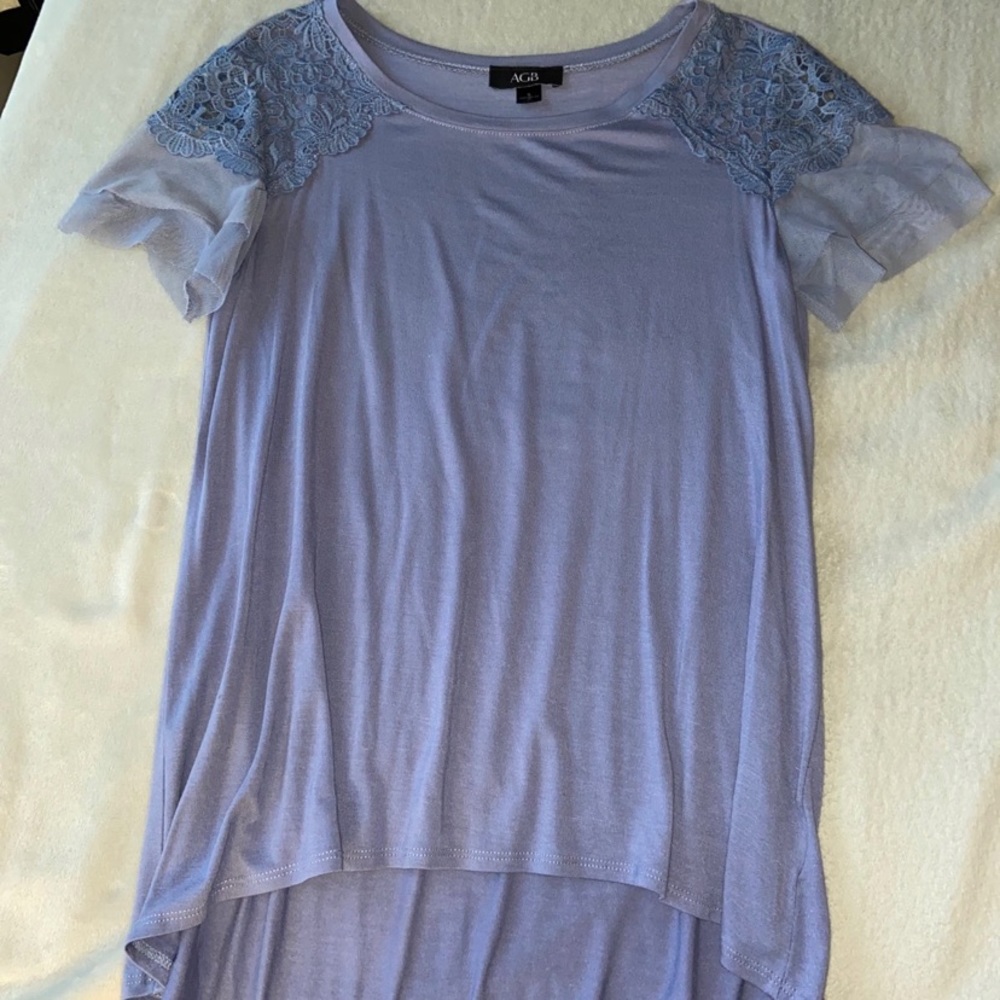 AGB periwinkle top